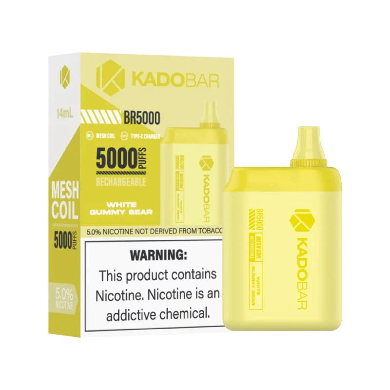 KADO Bar BR5000 puffs disposables vape 5ct box - Premium  from H&S WHOLESALE - Just $30! Shop now at H&S WHOLESALE