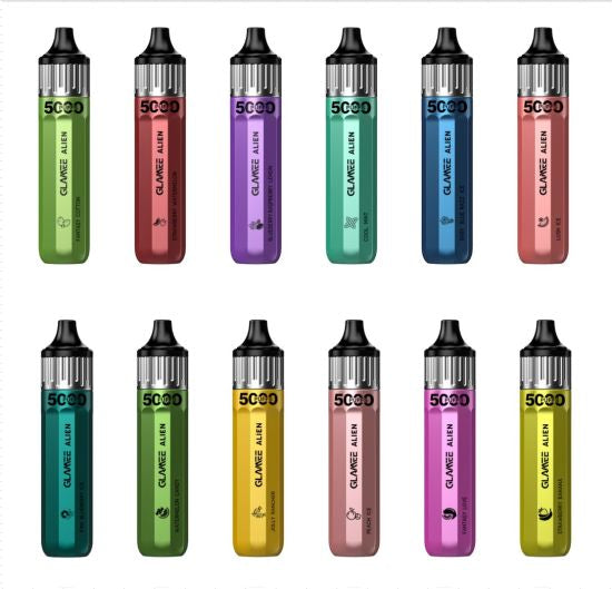 Glamee Alien 5000 puffs disposables vape - Premium  from H&S WHOLESALE - Just $55! Shop now at H&S WHOLESALE