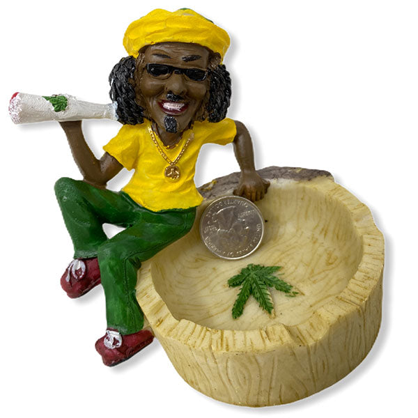 Jamaican Ashtray small 1ct - Premium  from H&S WHOLESALE - Just $3.99! Shop now at H&S WHOLESALE