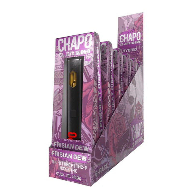 Chapo El Jefe Elend 3.5g Live Resin THC-B & HHC-P & THC-P & HXY-8 Disposable Vape 1ct - Premium  from H&S WHOLESALE - Just $18.00! Shop now at H&S WHOLESALE