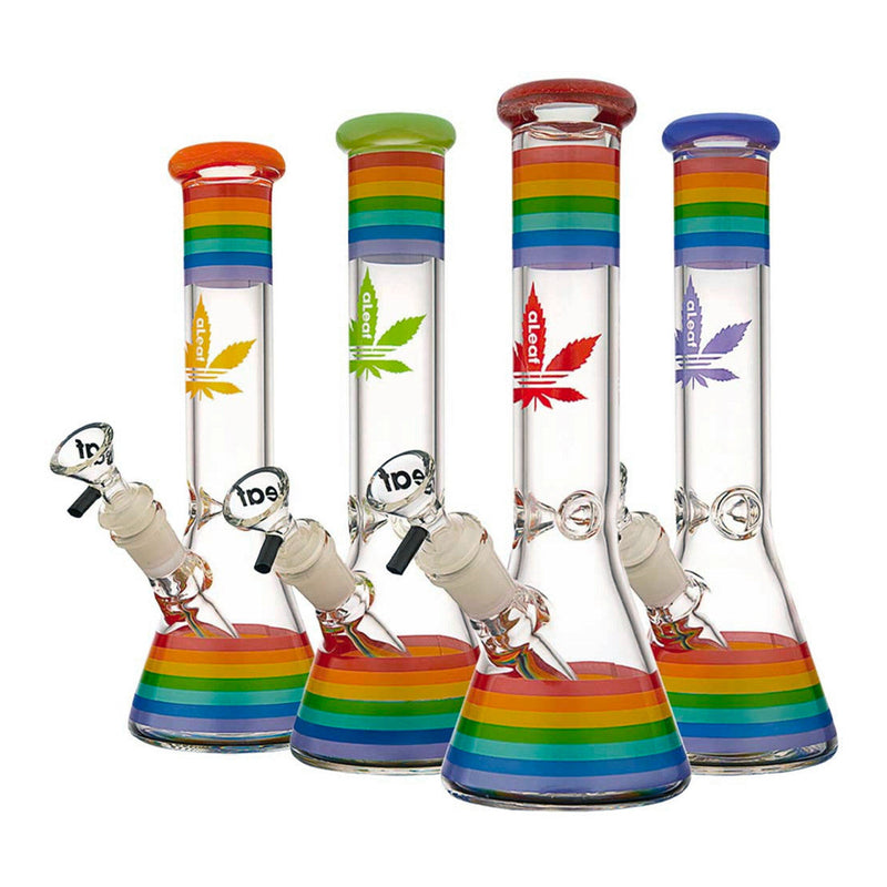 ALeaf 10’’ pride Collection Rainbow Beaker Bong 1ct AL1009 - Premium  from H&S WHOLESALE - Just $24.00! Shop now at H&S WHOLESALE