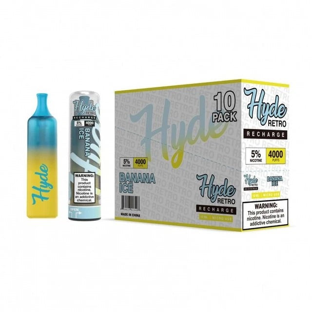 Hyde Retro 4000 puffs disposable vape rechargeable - Premium Disposable Vape from H&S WHOLESALE - Just $50.00! Shop now at H&S WHOLESALE