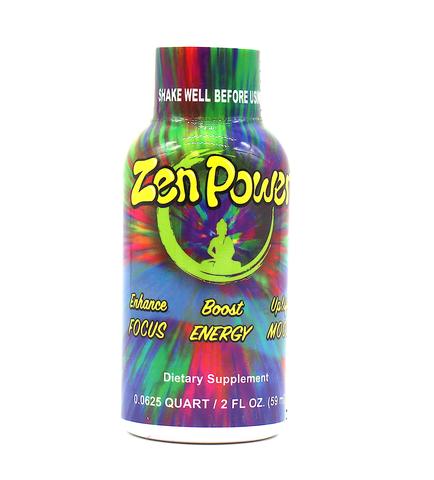 Zen power 2oz shots 12ct - Premium  from H&S WHOLESALE - Just $36! Shop now at H&S WHOLESALE