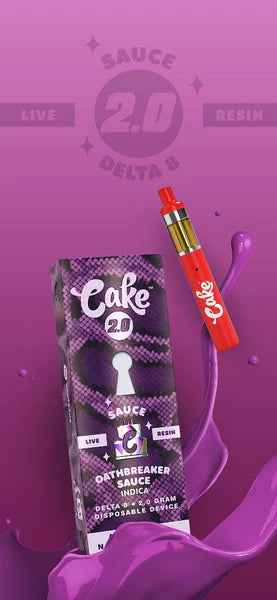 Cake Sauce Delta 10 2g Live Resin Disposable Vape 1ct - Premium  from H&S WHOLESALE - Just $14! Shop now at H&S WHOLESALE