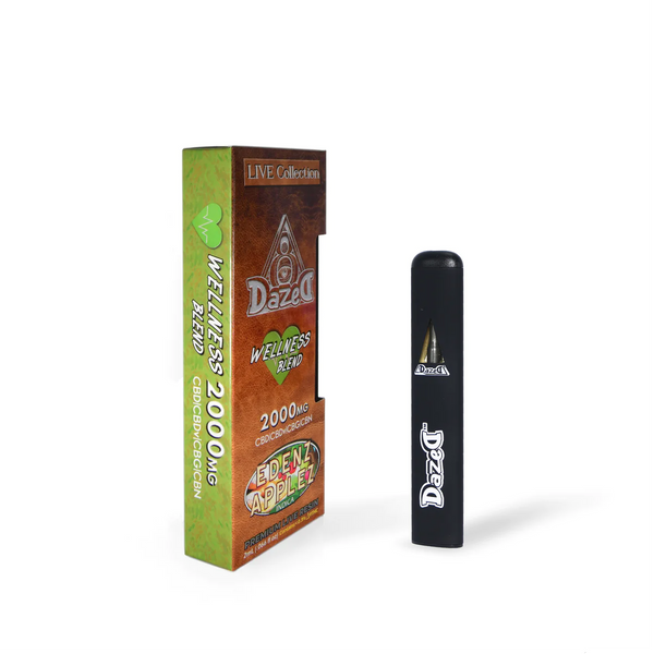 Dazed Wellness Blend 2g CBD & CBDv & CBG & CBN live resin Disposable Vape - Premium  from H&S WHOLESALE - Just $15.00! Shop now at H&S WHOLESALE