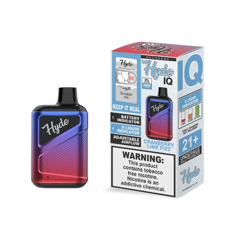 Hyde IQ 5000 puffs 5% 10ct disposable vape - Premium  from H&S WHOLESALE - Just $75! Shop now at H&S WHOLESALE