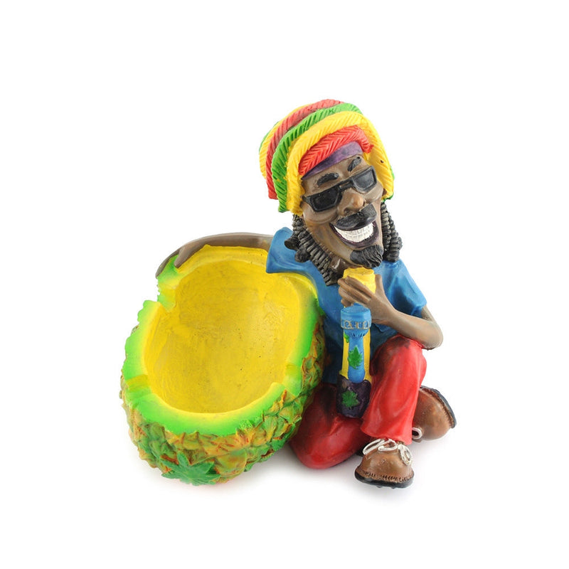 Jamaican Ashtray small 1ct - Premium  from H&S WHOLESALE - Just $3.99! Shop now at H&S WHOLESALE