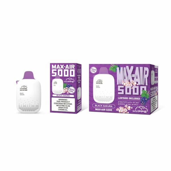 Hyppe Max-Air 5000 puffs 13ml 5% nic salt disposables vape - Premium  from H&S WHOLESALE - Just $40! Shop now at H&S WHOLESALE