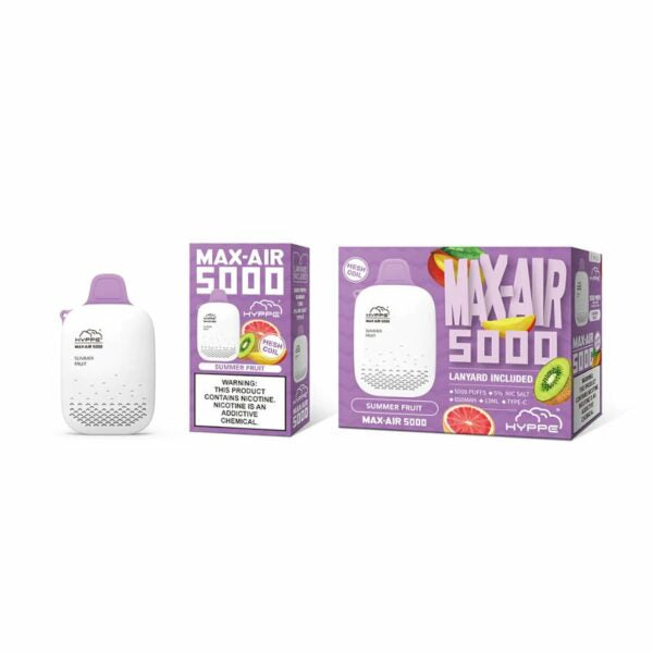 Hyppe Max-Air 5000 puffs 13ml 5% nic salt disposables vape - Premium  from H&S WHOLESALE - Just $40! Shop now at H&S WHOLESALE