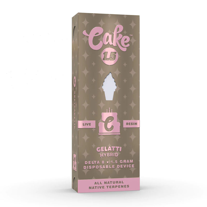 Cake Delta 8 1.5g LIVE RESIN Disposable vape - Premium  from H&S WHOLESALE - Just $18.00! Shop now at H&S WHOLESALE