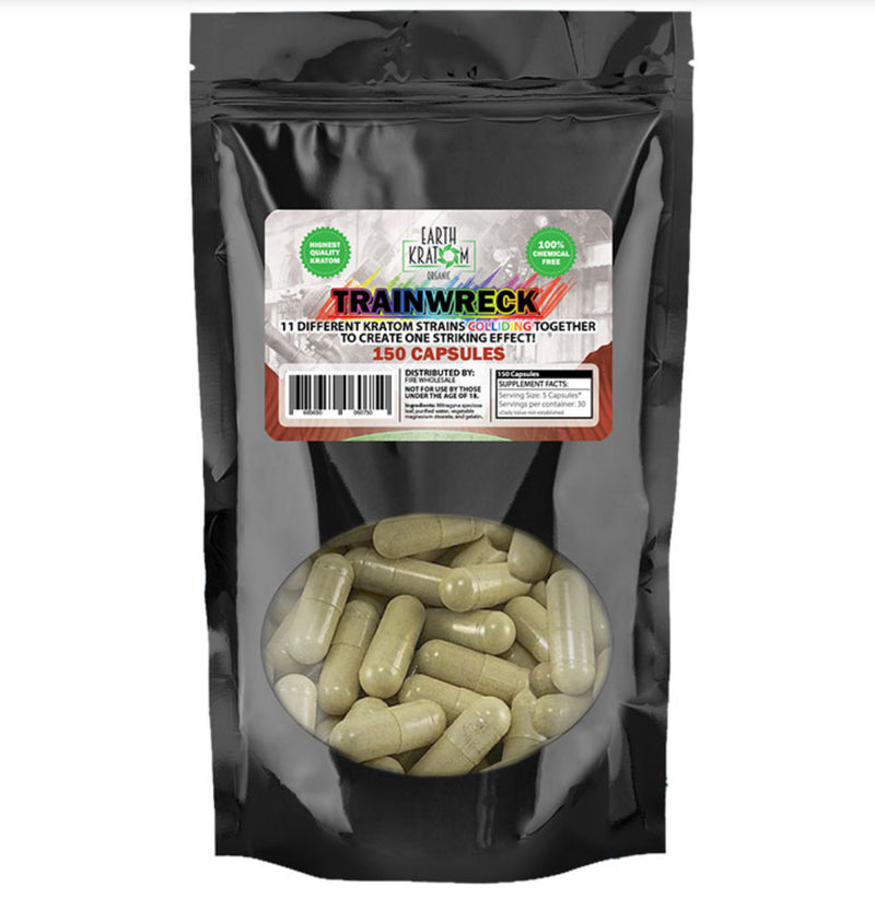 Earth kratom 150 Capsule 5pk - Premium  from H&S WHOLESALE - Just $45.00! Shop now at H&S WHOLESALE