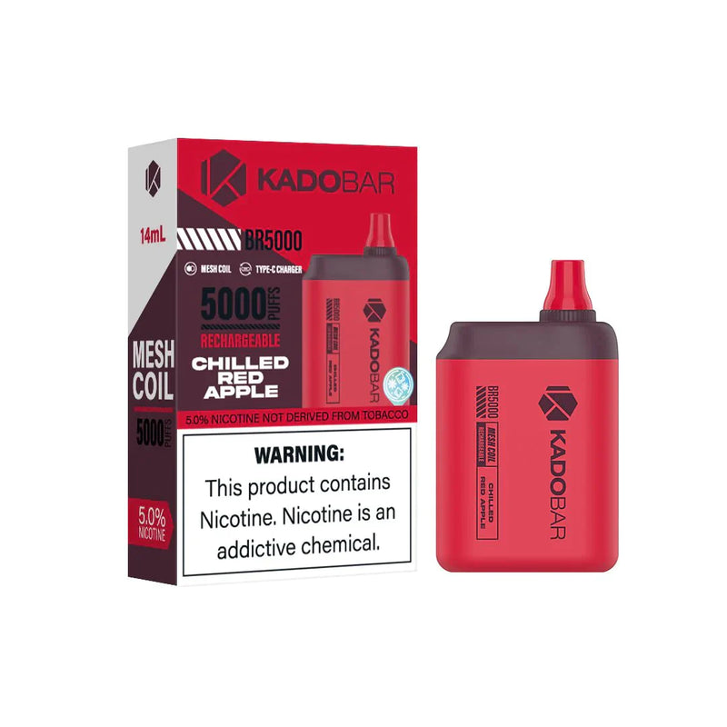 KADO Bar BR5000 puffs disposables vape 5ct box - Premium  from H&S WHOLESALE - Just $30! Shop now at H&S WHOLESALE